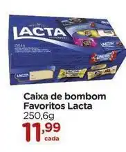 Carrefour Lacta - caixa de bombom favoritos oferta