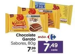 Carrefour Garoto - chocolate oferta