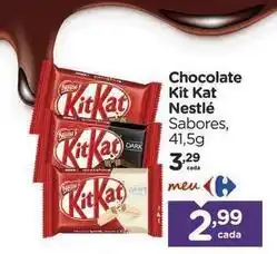 Carrefour Nestlé - chocolate kit kat oferta