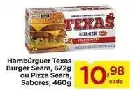 Carrefour Seara - hambúrguer texas burger oferta