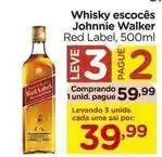 Carrefour Johnnie walker - whisky escoces oferta