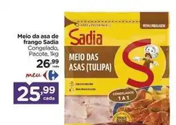 Carrefour Sadia - meio da asa de frango oferta