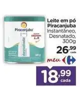 Carrefour Piracanjuba - leite em pó oferta