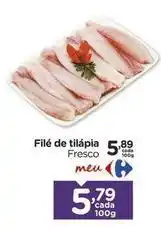 Carrefour De - filé de tilápia fresco oferta