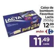 Carrefour Lacta - caixa de bombom favoritos oferta