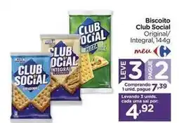 Carrefour Club social - biscoito oferta