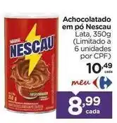 Carrefour Nescau - achocolatado em pó oferta