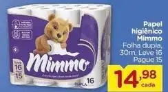 Carrefour Mimmo - papel higiênico oferta