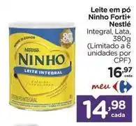 Carrefour Nestlé - leite em pó ninho forti+ oferta