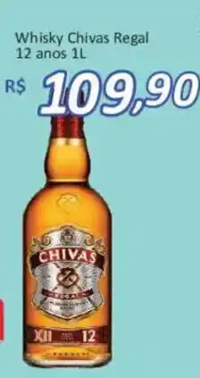 Supermercados Savegnago Whisky Chivas Regal 12 anos 1l oferta