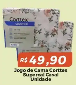 Mart Minas Jogo de cama corttex supercal casal oferta