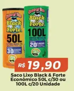 Mart Minas Saco lixo black & forte oferta