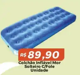 Mart Minas Colchão Inflável Mor Solteiro C/Fole oferta