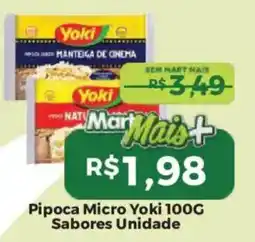 Mart Minas Pipoca micro yoki sabores unidade oferta