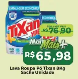 Mart Minas Lava Roupa Pó Tixan oferta