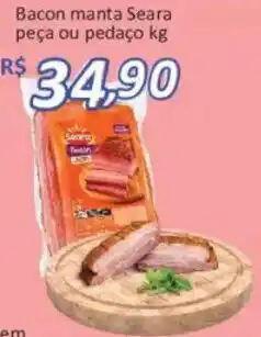 Supermercados Savegnago Bacon manta seara oferta