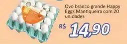 Supermercados Savegnago Ovo branco grande Happy Eggs Mantiqueira oferta