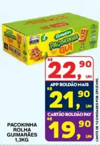 Roldão Pacokinha rolha guimarães oferta