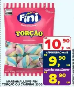 Roldão Marshmallows fini torção ou camping oferta