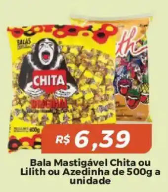 Mart Minas bala mastigável chita ou lilith ou azedinha oferta