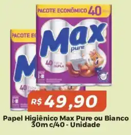 Mart Minas Papel Higiênico Max Pure ou Bianco oferta