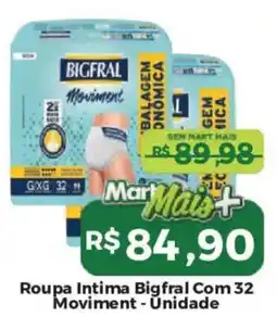 Mart Minas roupa intima bigfral com 32 oferta