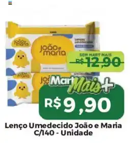 Mart Minas Lenço Umedecido João e Maria oferta