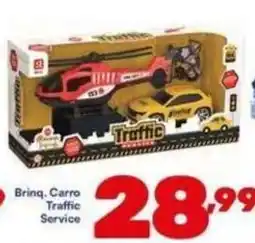 Barracão Supermercado Brinquedo Carro Traffic Service oferta