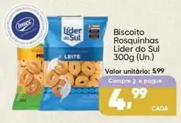 Imec Supermercados Biscoito Rosquinhas Líder do Sul oferta