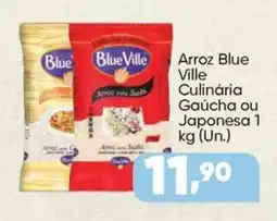 Imec Supermercados Arroz blue ville culinária gaúcha ou japonesa oferta