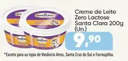 Imec Supermercados Creme de Leite Zero Lactose Santa Clara oferta