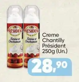 Imec Supermercados Creme chantilly president oferta