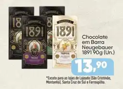 Imec Supermercados Chocolate em Barra Neugebauer 1891 oferta
