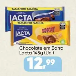 Imec Supermercados Chocolate em Barra Lacta oferta