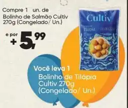 Imec Supermercados Bolinho de Tilápia Cultiv oferta