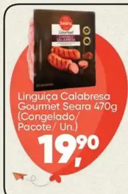 Imec Supermercados Linguiça Calabresa Gourmet Seara oferta