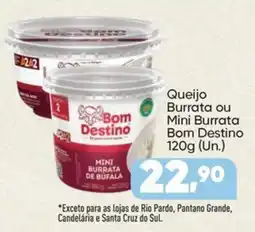 Imec Supermercados Queijo burrata ou mini burrata bom destino oferta