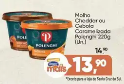 Imec Supermercados Molho cheddar ou cebola caramelizeada polenghi oferta