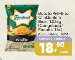 Imec Supermercados Batata pré-frita crinkle bem brasil oferta