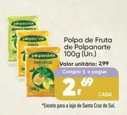 Imec Supermercados Polpa de fruta de polpanorte oferta