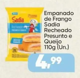 Empanado de frango sadia recheado presunto e queijo
