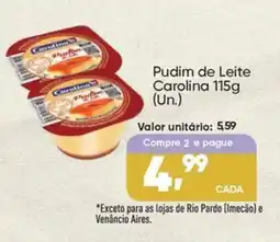 Imec Supermercados Pudim de Leite Carolina oferta