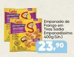 Imec Supermercados Empanado de frango em tiras sadia empanadíssimo oferta