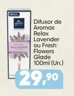 Imec Supermercados Difusor de Aromas Relax Lavender ou Fresh Flowers Glade oferta