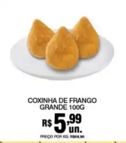 Supermercados Alvorada Coxinha de frango grande oferta