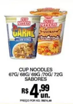 Supermercados Alvorada Cup noodles oferta