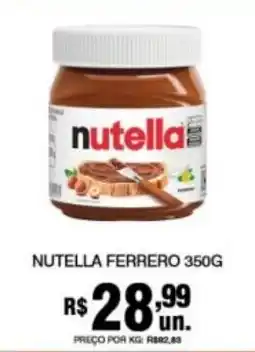Supermercados Alvorada Nutella ferrero oferta