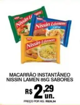 Supermercados Alvorada Macarrão instantâneo nissin lamen oferta