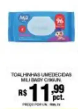 Supermercados Alvorada Toalhinhas umedecidas mili baby cunun oferta