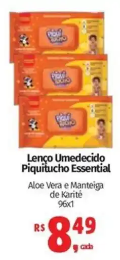 Mix Mateus Lenço Umedecido Piquitucho Essential oferta